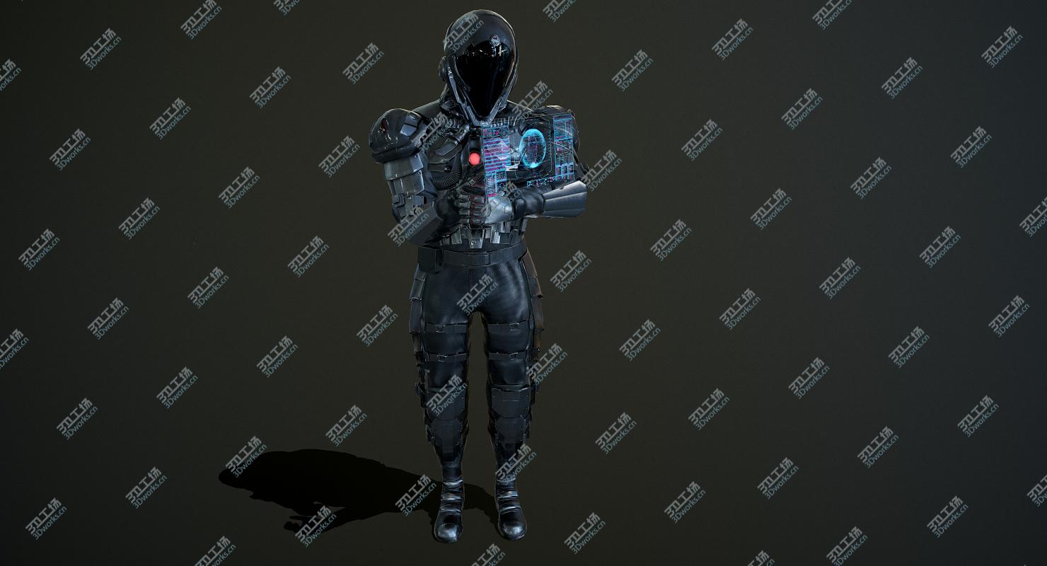 images/goods_img/202104091/3D Sci-Fi Soldier Rigged model/3.jpg